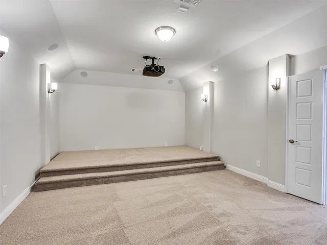 a view of a backyard with a garden