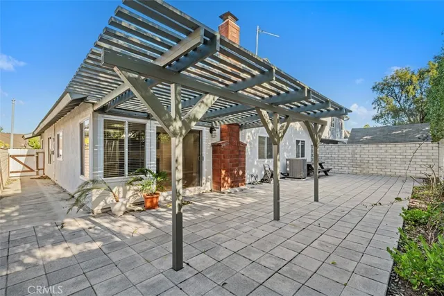 a view of outdoor space with seating area