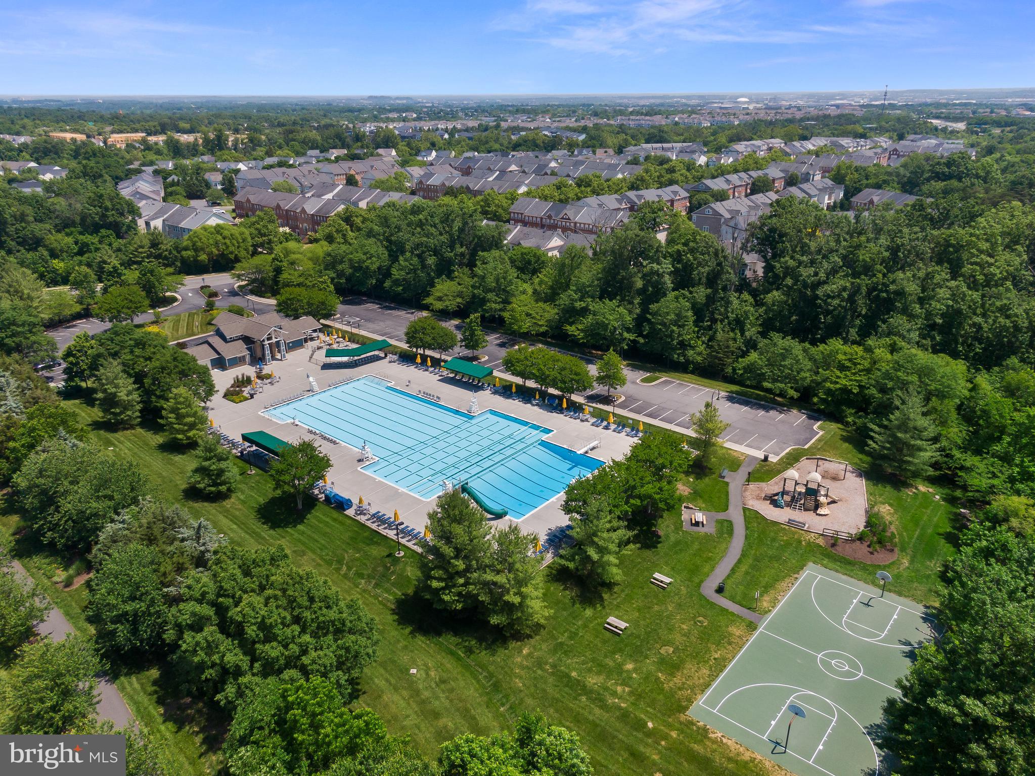 21340 Rainier Lane Broadlands, VA 20148 - Photo 55 of 62 an aerial view of a house with a garden