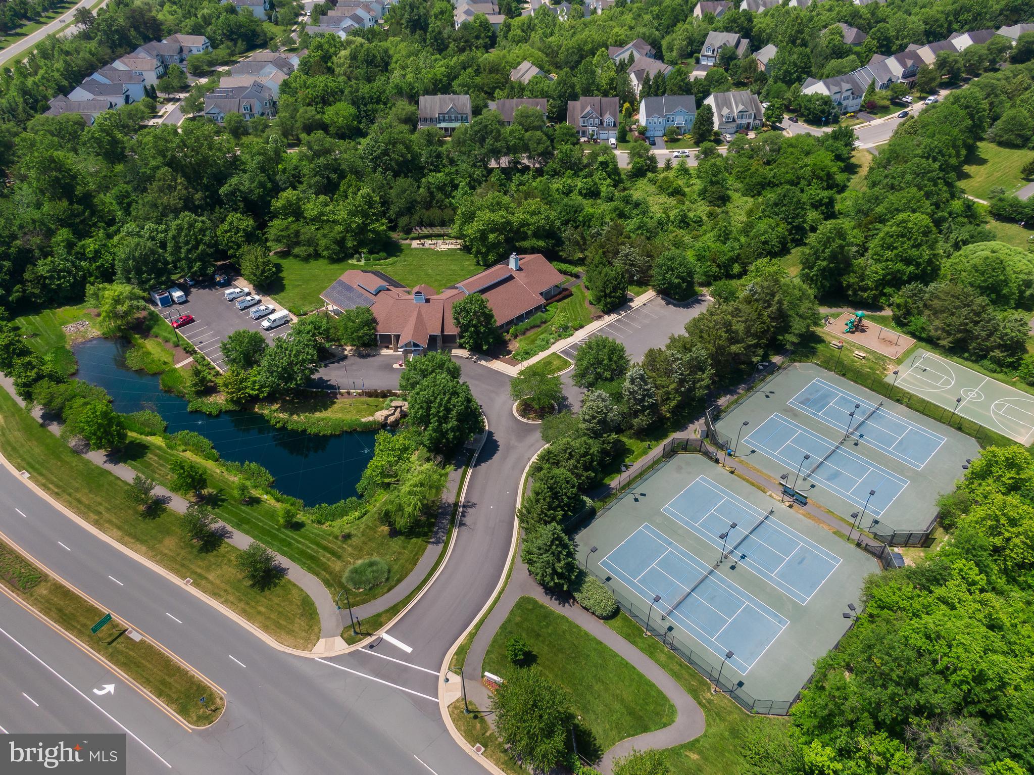 21340 Rainier Lane Broadlands, VA 20148 - Photo 56 of 62 an aerial view of residential house with outdoor space and street view
