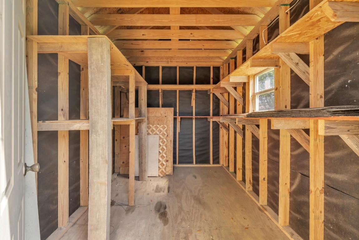 3922 Simsbrook Drive Houston, TX 77045 - Photo 30 of 32 Interior of the storage shed.