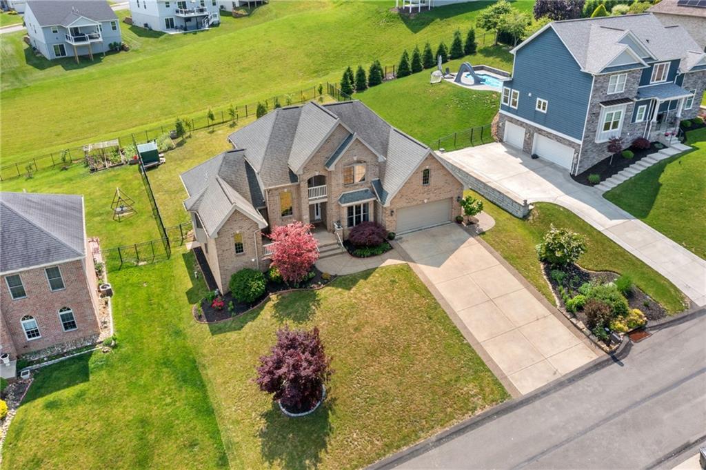 543 Birch Drive Houston, PA 15342 - Photo 45 of 48 an aerial view of residential houses with outdoor space