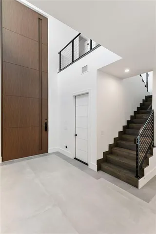 a view of entryway and hall