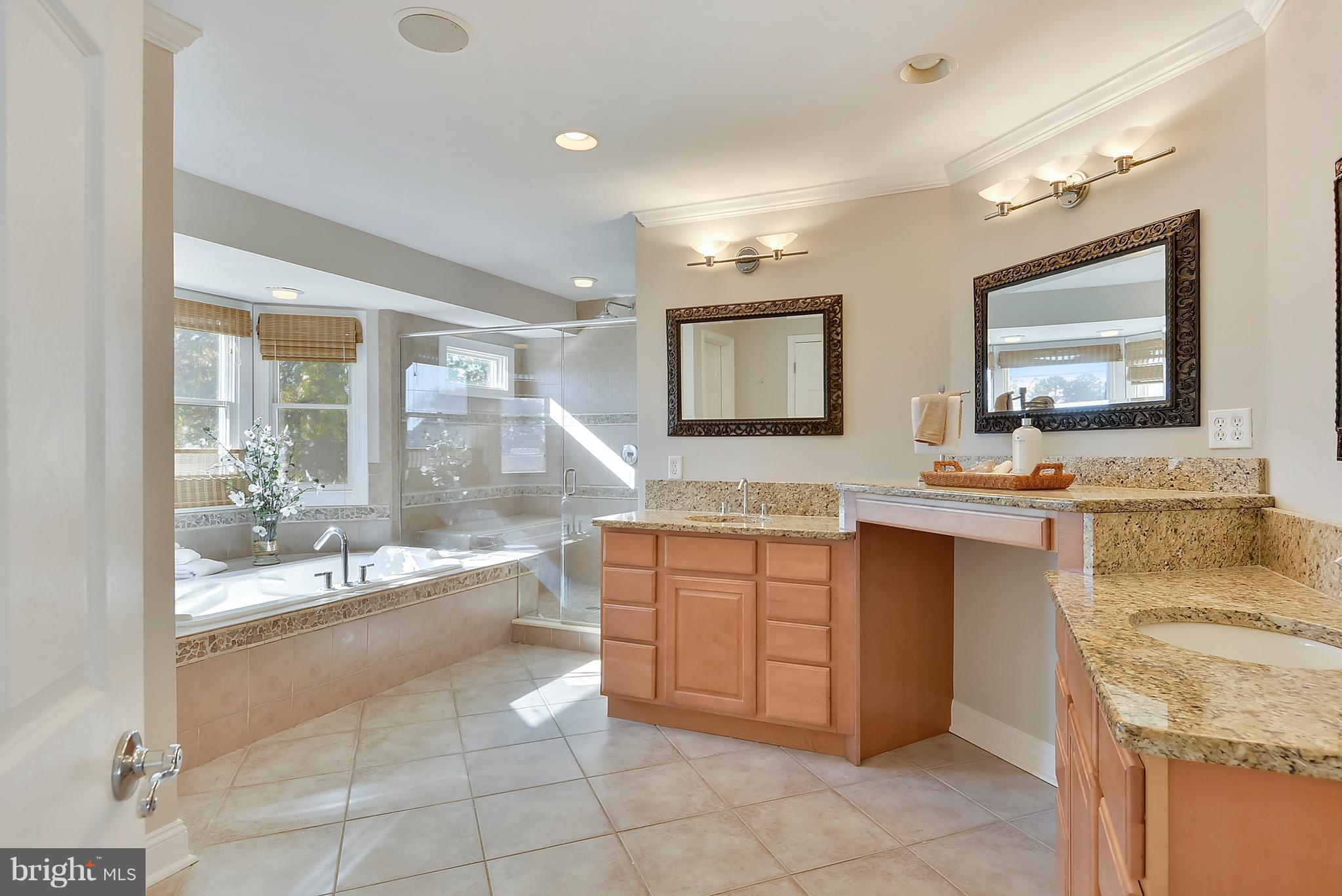 104 Thompson Road Chester, MD 21619 - Photo 21 of 29 Master bath with whirlpool, shower for 2
