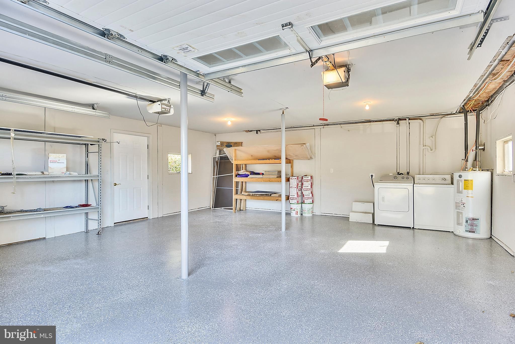 104 Thompson Road Chester, MD 21619 - Photo 22 of 29 Interior of attached 2 car garage w w/d for apart