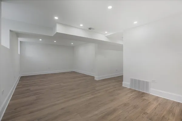 wooden floor in an empty room with wooden floor