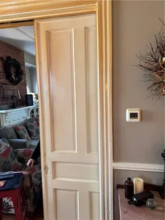 a view of storage and utility room