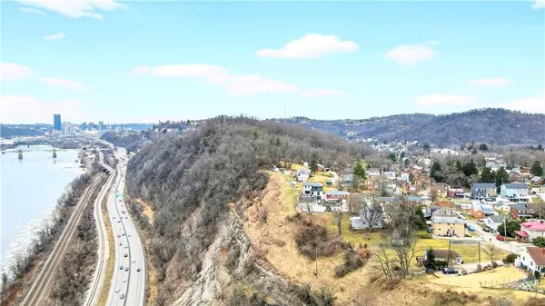 a view of city and mountain