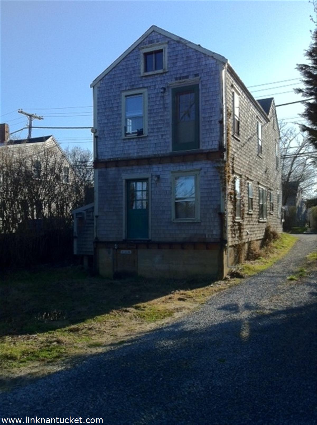 72 Union Street Nantucket, MA 02554 - Photo 3 of 6 view of rear - 2 story porches have been removed