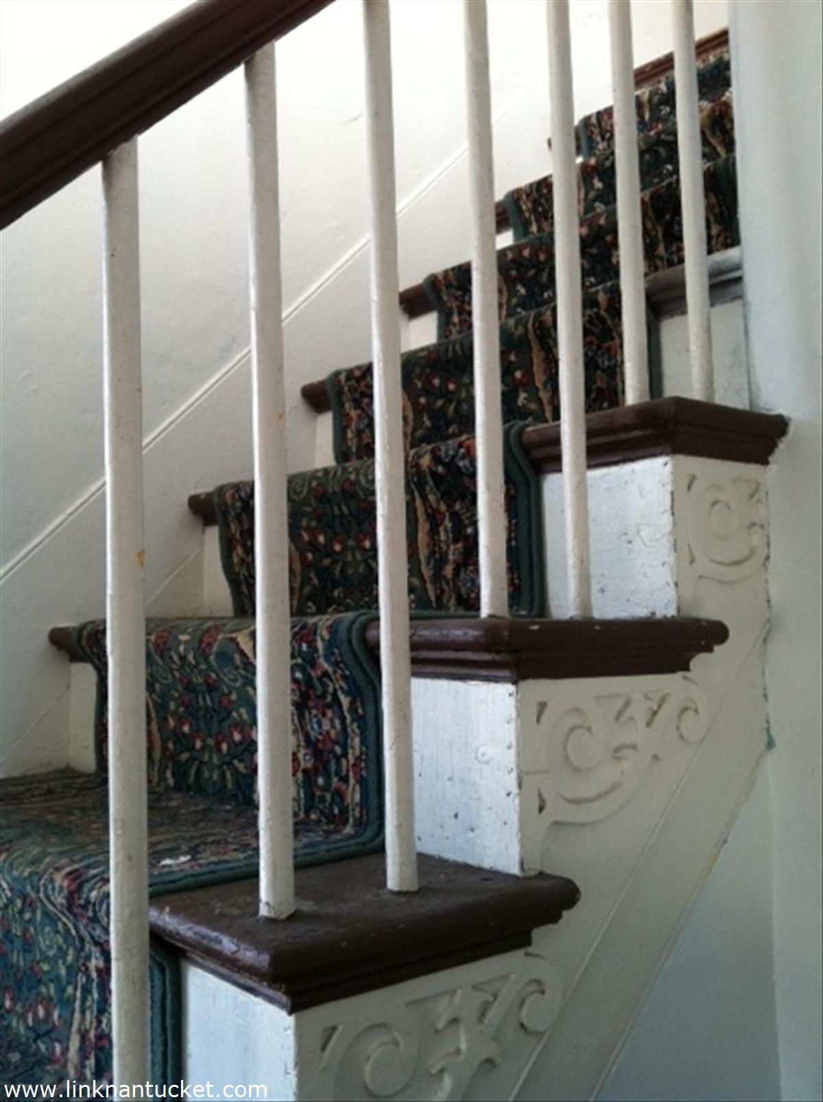 72 Union Street Nantucket, MA 02554 - Photo 5 of 6 balustrade and stair to 2nd floor