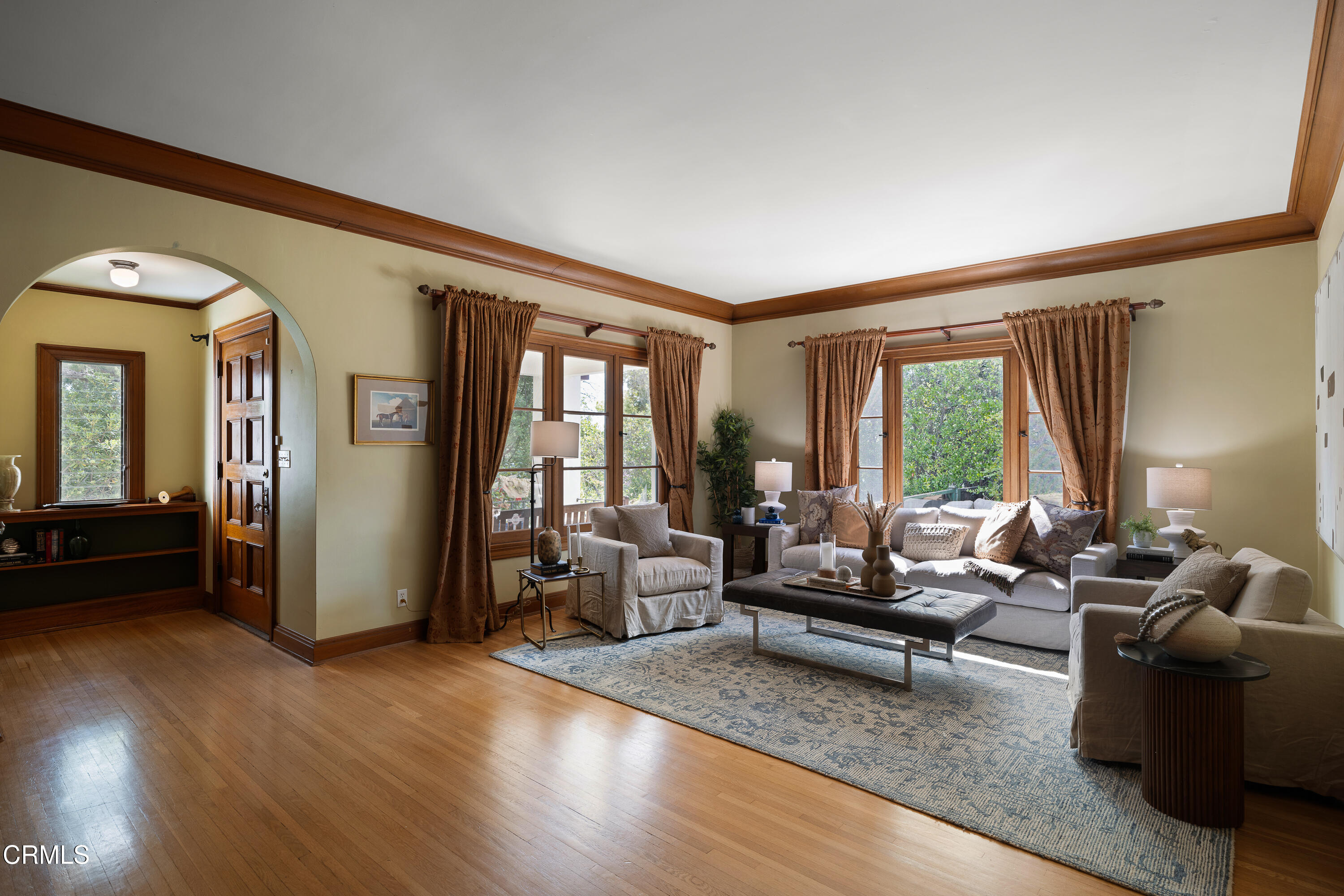 1073 Atchison Street Pasadena, CA 91104 - Photo 10 of 66 a living room with furniture and wooden floor