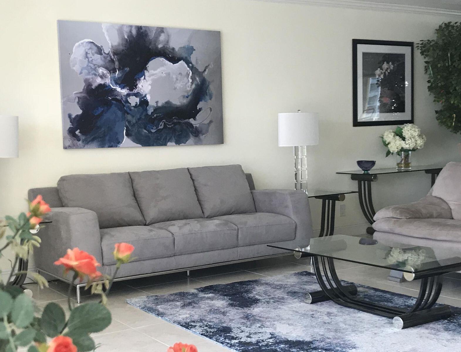 4201 North Ocean Boulevard, Unit 1406 Boca Raton, FL 33431 - Photo 7 of 33 4201 N Ocean Blvd #1406 (Living Rm3)