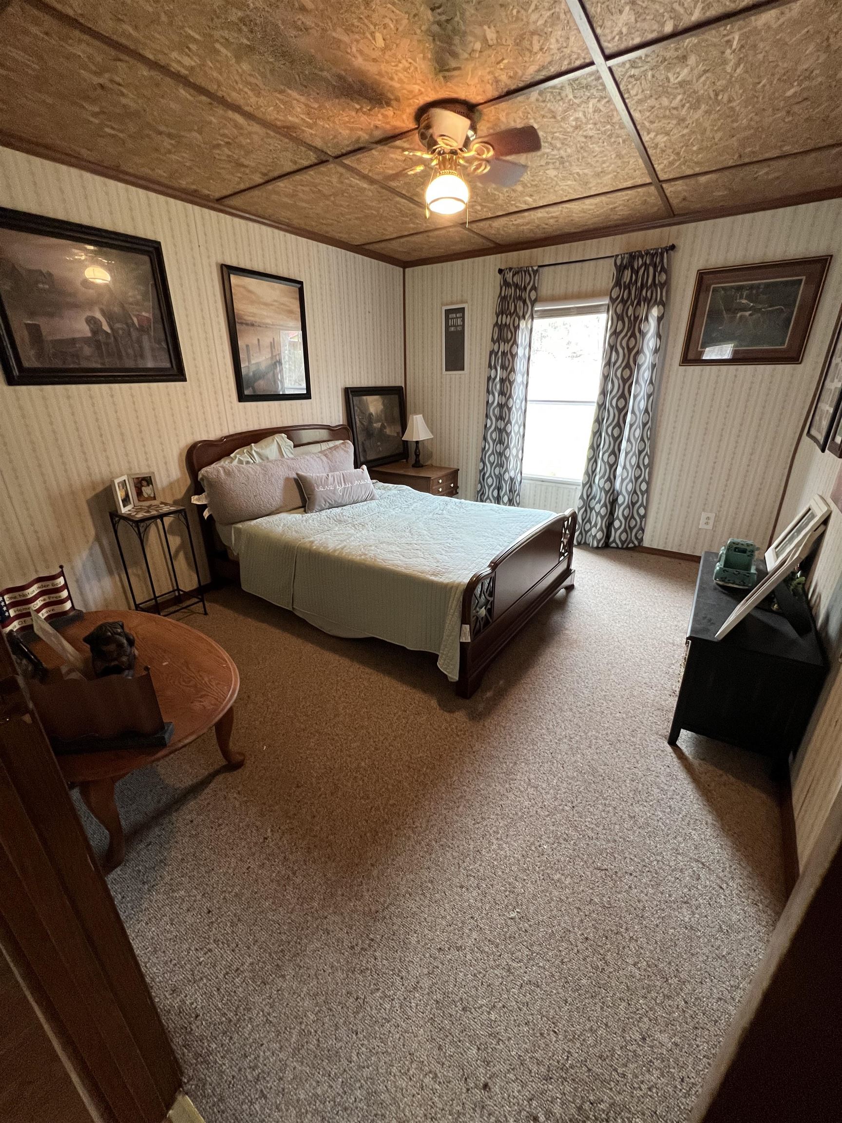 1405 Bruton Branch Road Savannah, TN 38372 - Photo 17 of 20 Bedroom featuring a ceiling fan and carpet