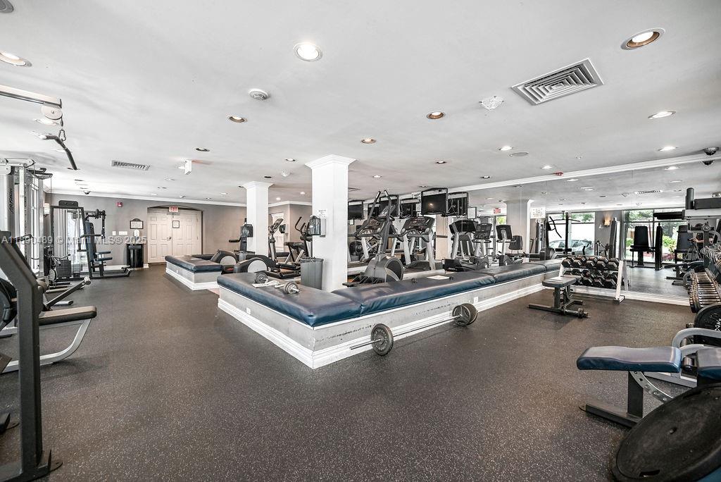 1919 Van Buren Street, Unit 416A Hollywood, FL 33020 - Photo 10 of 17 a view of a room with gym equipment