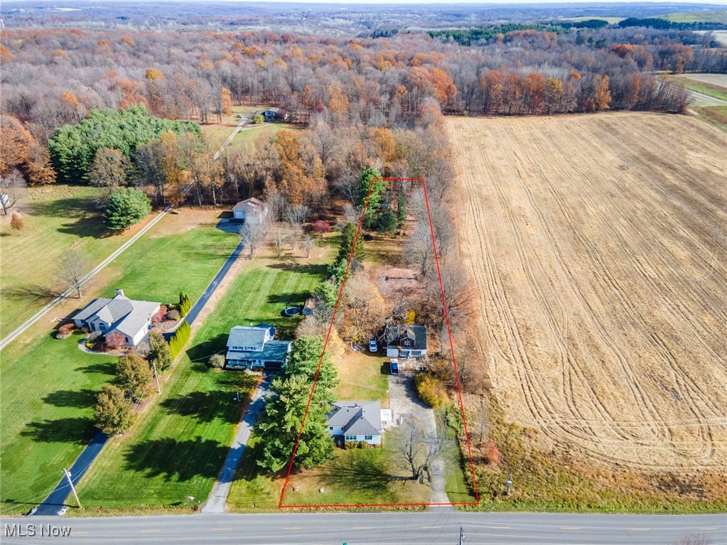 7617 Struthers Road Youngstown, OH 44514 - Photo 7 of 37 Drone / aerial view with a rural view
