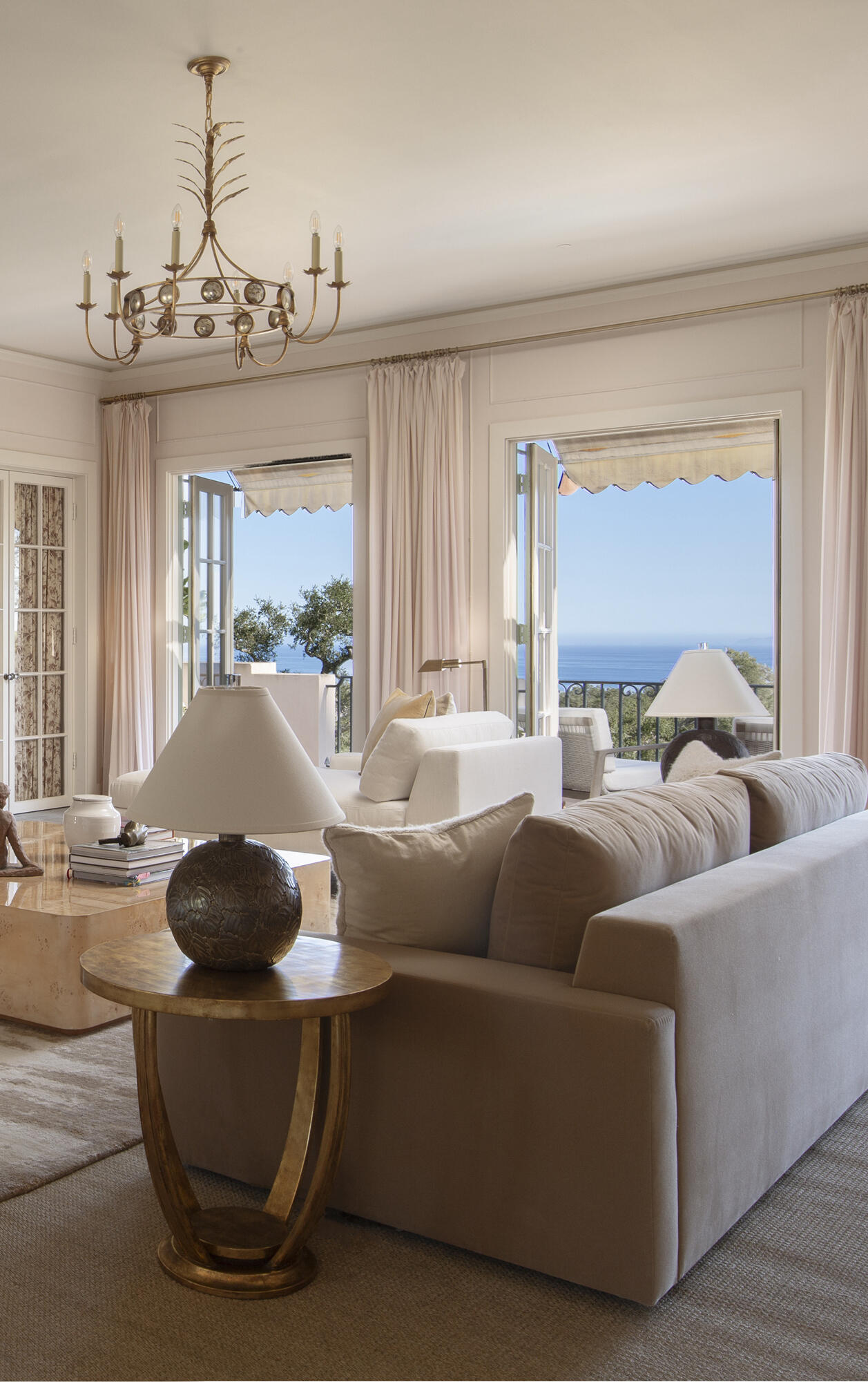 670 Hot Springs Road Montecito, CA 93108 - Photo 4 of 23 a living room with furniture and a large window