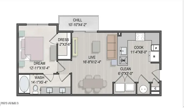 $1,463 | 26800 North 27th Avenue, Unit A2, Phoenix, AZ 85085