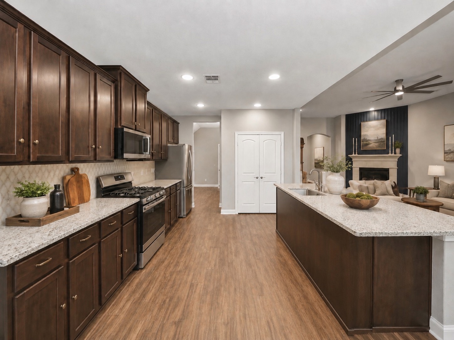 24523 Eucalyptus Way Spring, TX 77373 - Photo 12 of 32 Virtually Staged Kitchen