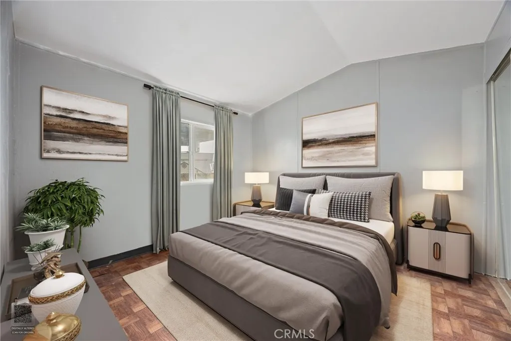 14035 Rosedale Highway, Unit 7 Bakersfield, CA 93301 - Photo 8 of 31 a bedroom with a bed and furniture