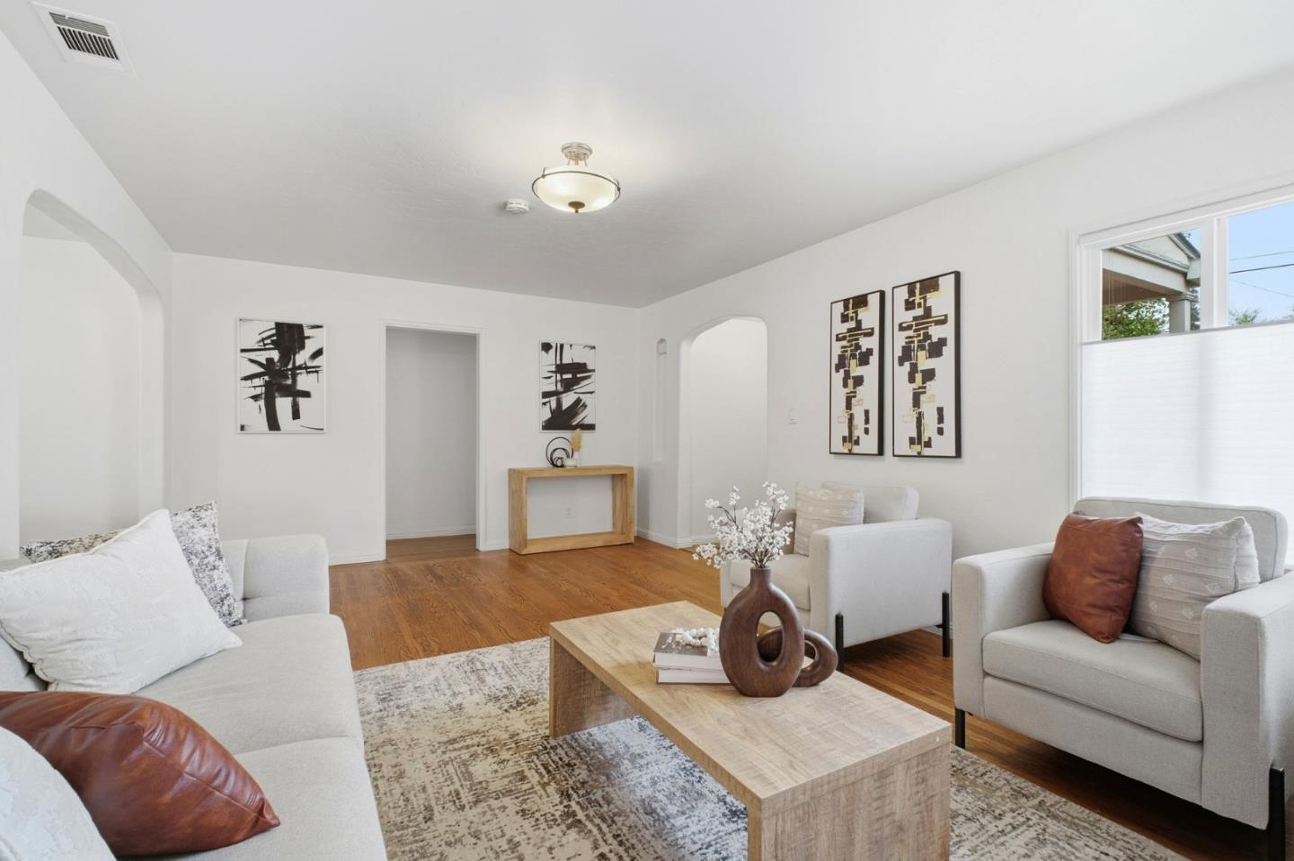 76 Georgia Way San Leandro, CA 94577 - Photo 9 of 32 a living room with furniture or couch and a wooden floor