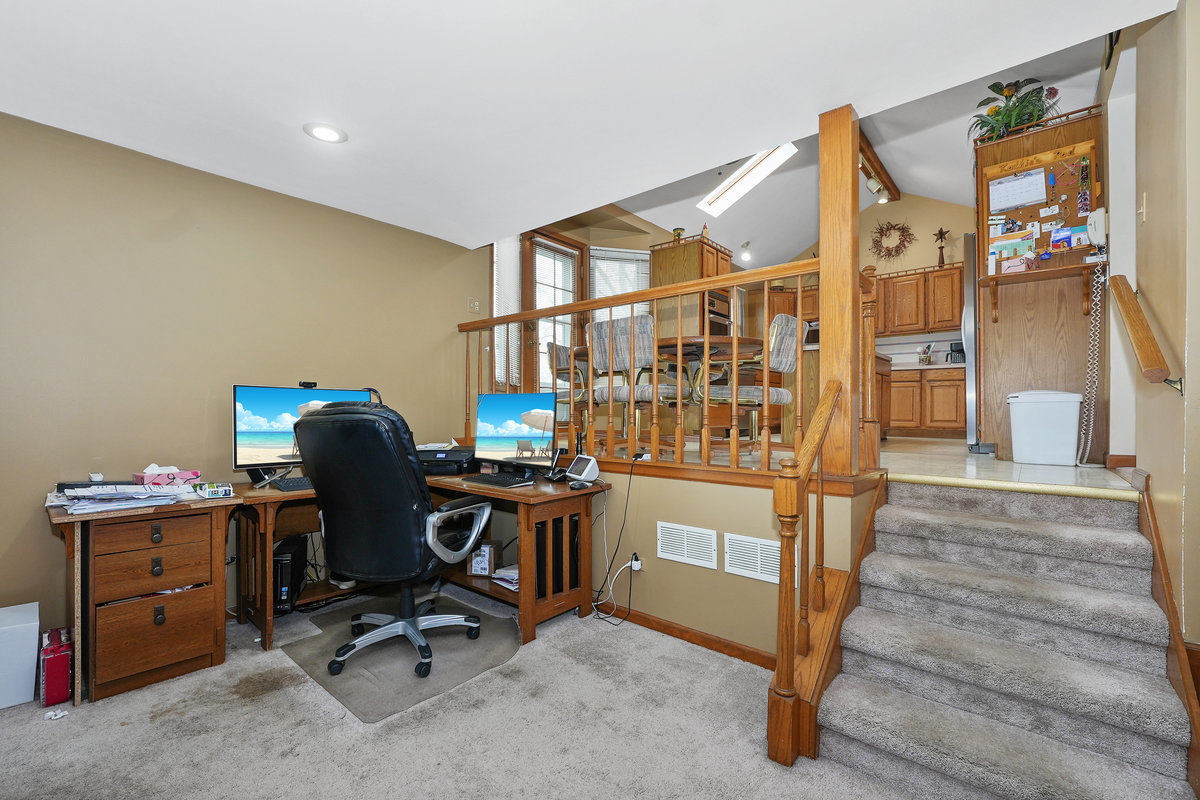 2 Valley View Drive Lemont, IL 60439 - Photo 13 of 36 a view of a workspace with furniture and a workspace