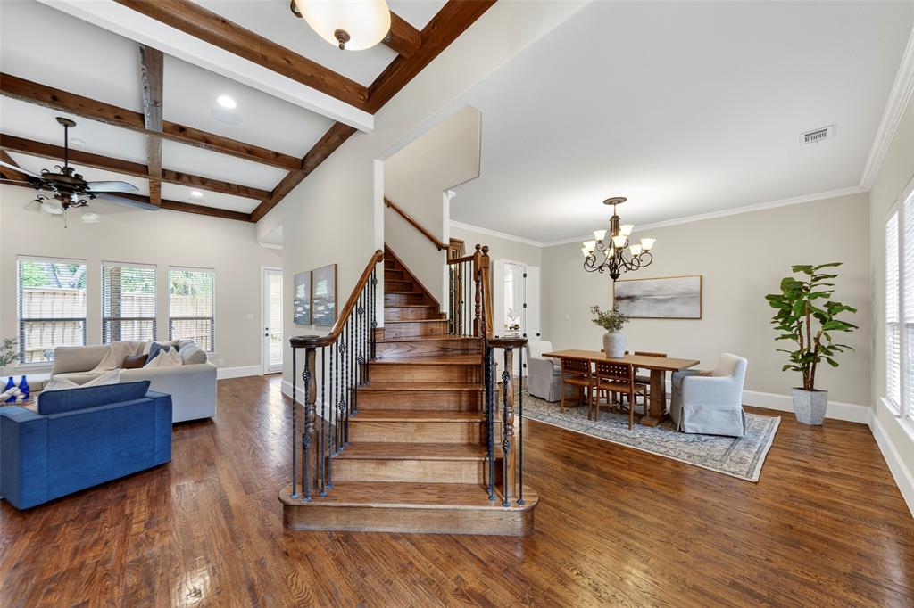 9515 Edith Lane Dallas, TX 75220 - Photo 16 of 39 to Heaven! Wood Rain, Iron Balusters, Real WOOD