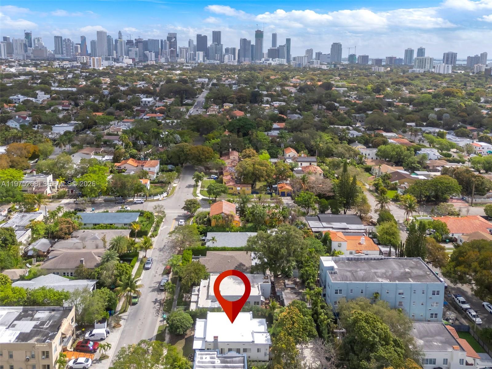 1632 Southwest 12th Street Miami, FL 33135 - Photo 34 of 43 an aerial view of city and lake