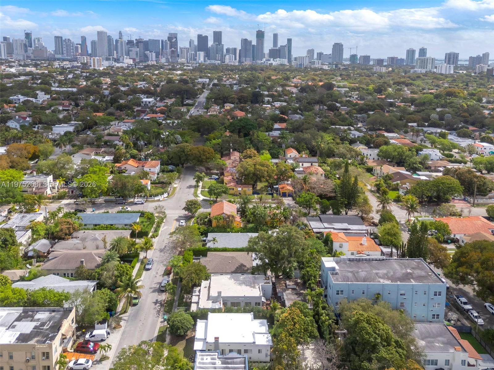 1632 Southwest 12th Street Miami, FL 33135 - Photo 37 of 43 an aerial view of a city with lots of residential buildings