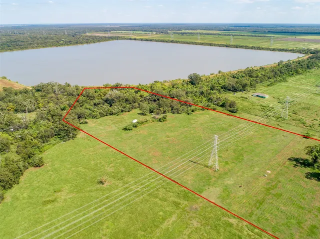 a view of a lake with a mountain
