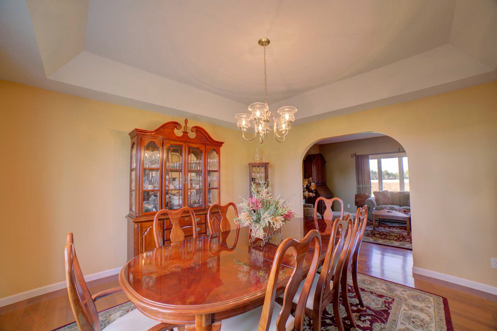 23 2130 East Watseka, IL 60970 - Photo 10 of 41 a view of a dining room with furniture and chandelier