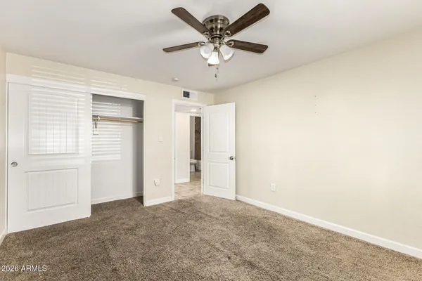 a view of an empty room