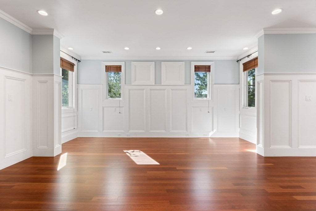 14 Cottonwood Road Newton, MA 02459 - Photo 15 of 40 a view of empty room with wooden floor