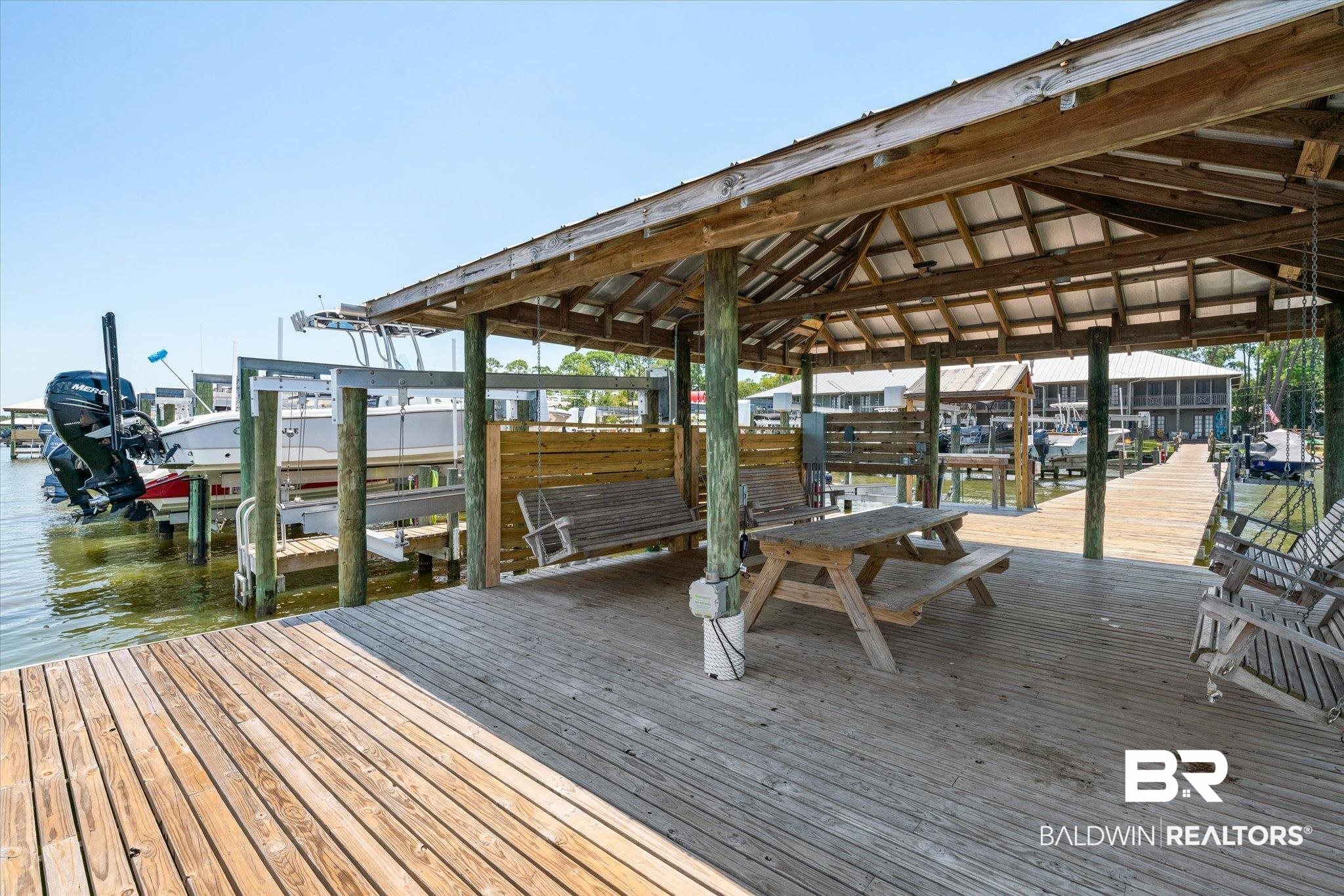 25773 Canal Road, Unit 27 Orange Beach, AL 36561 - Photo 44 of 50 Shaded Gazebo with Swings
