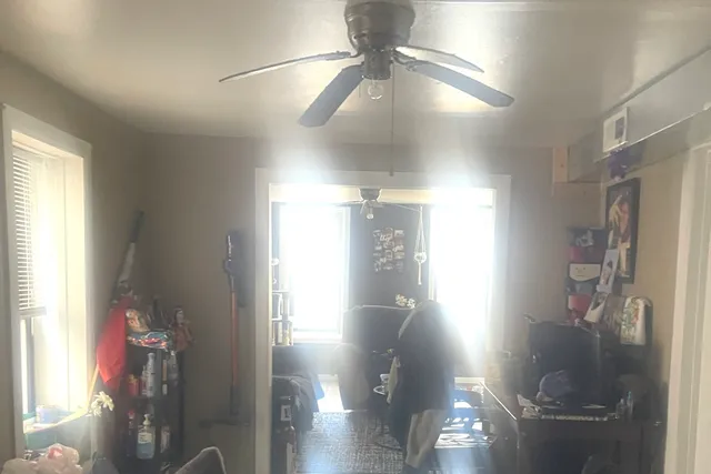 a view of water heater room