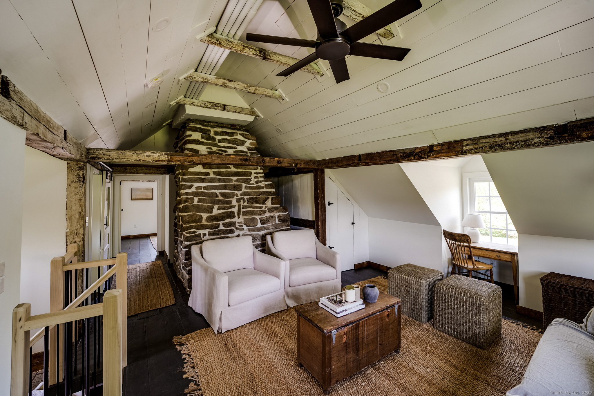 740 Little City Road Haddam, CT 06441 - Photo 14 of 21 a living room with furniture and a fireplace