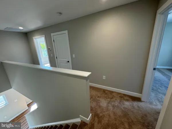 view of room with window