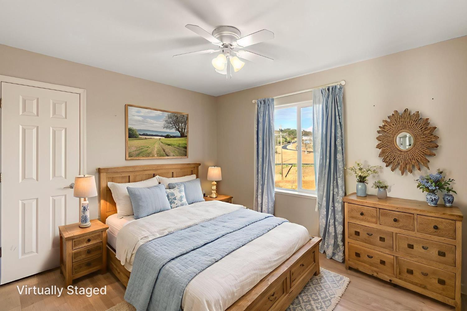 4068 Little John Road Copperopolis, CA 95228 - Photo 28 of 50 a bedroom with a bed and a window