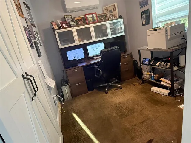 a view of storage and utility room