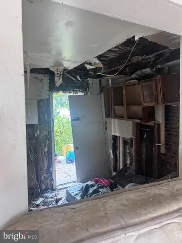 a view of a door of the house