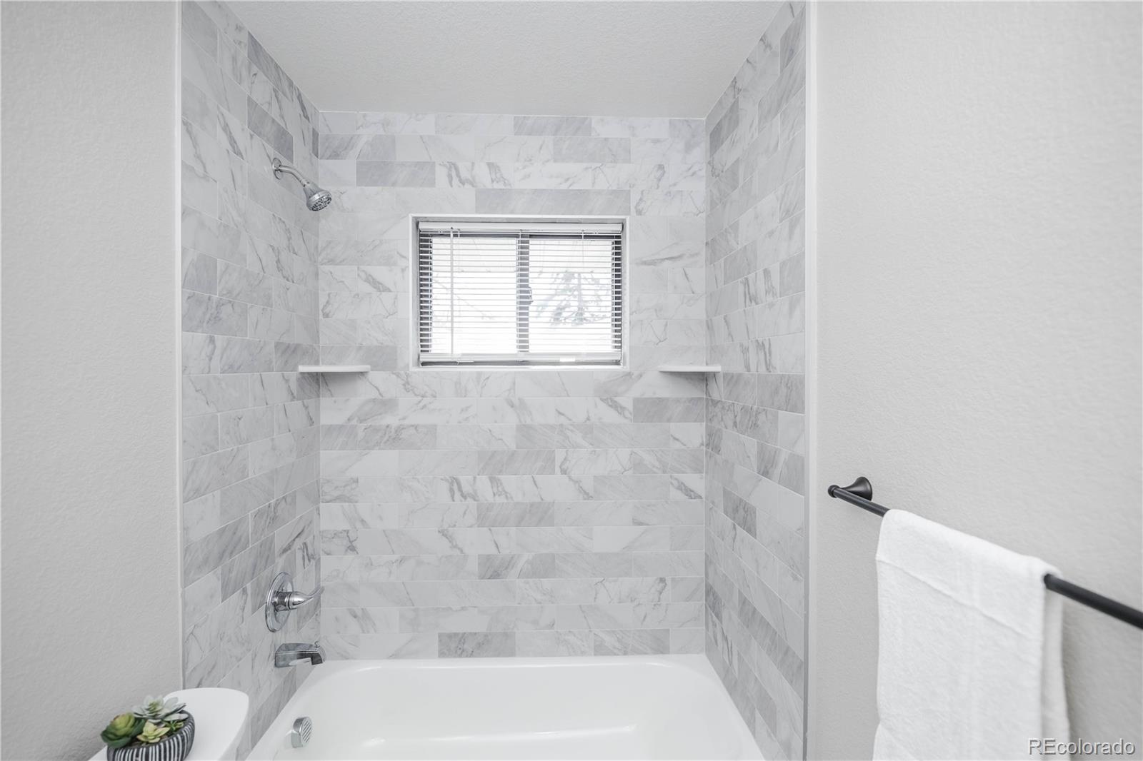 820 Drake Street Denver, CO 80221 - Photo 20 of 48 a bathroom with a bathtub and shower