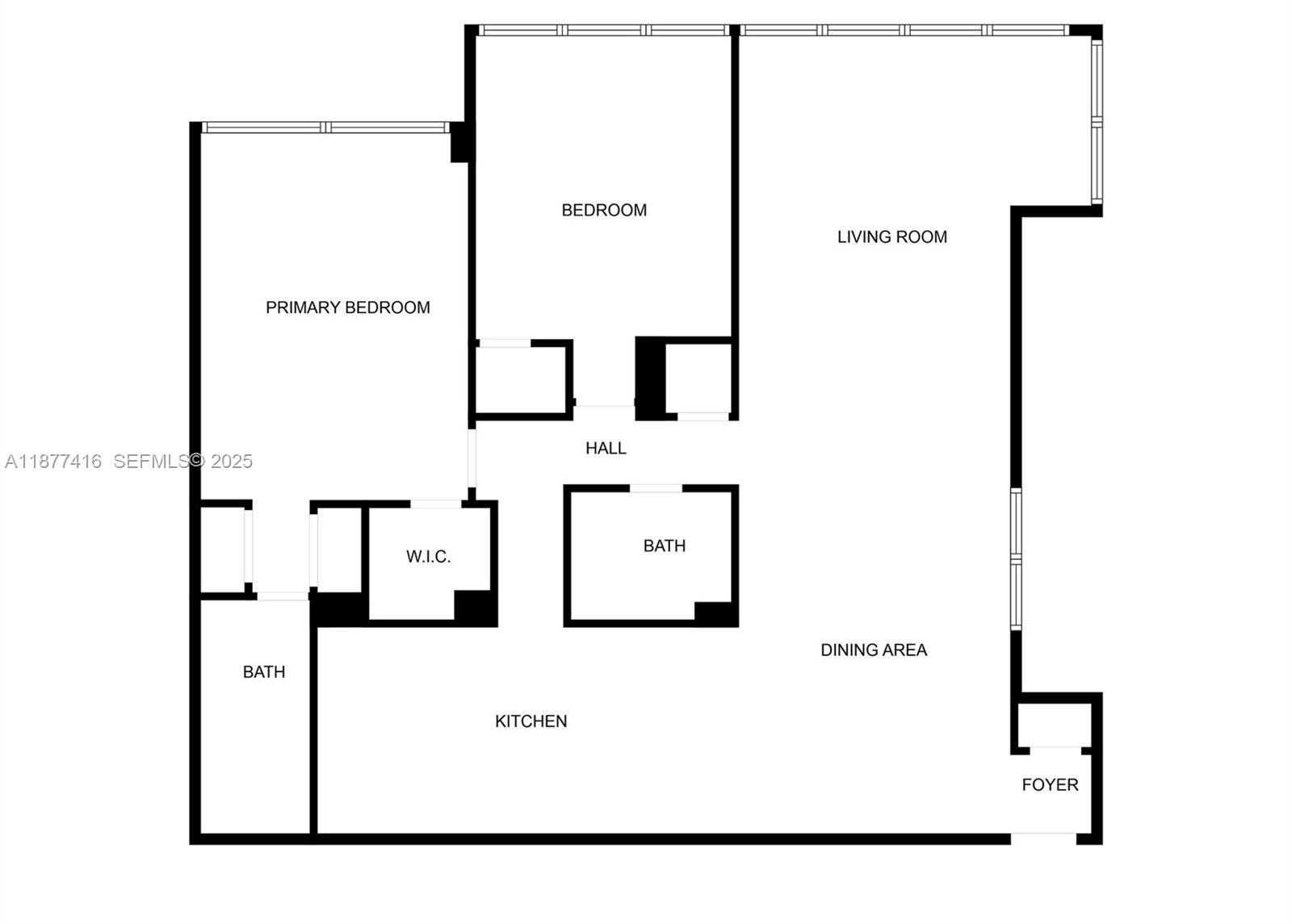 3 Island Avenue, Unit 10D Miami Beach, FL 33139 - Photo 23 of 23 a picture of a floor plan