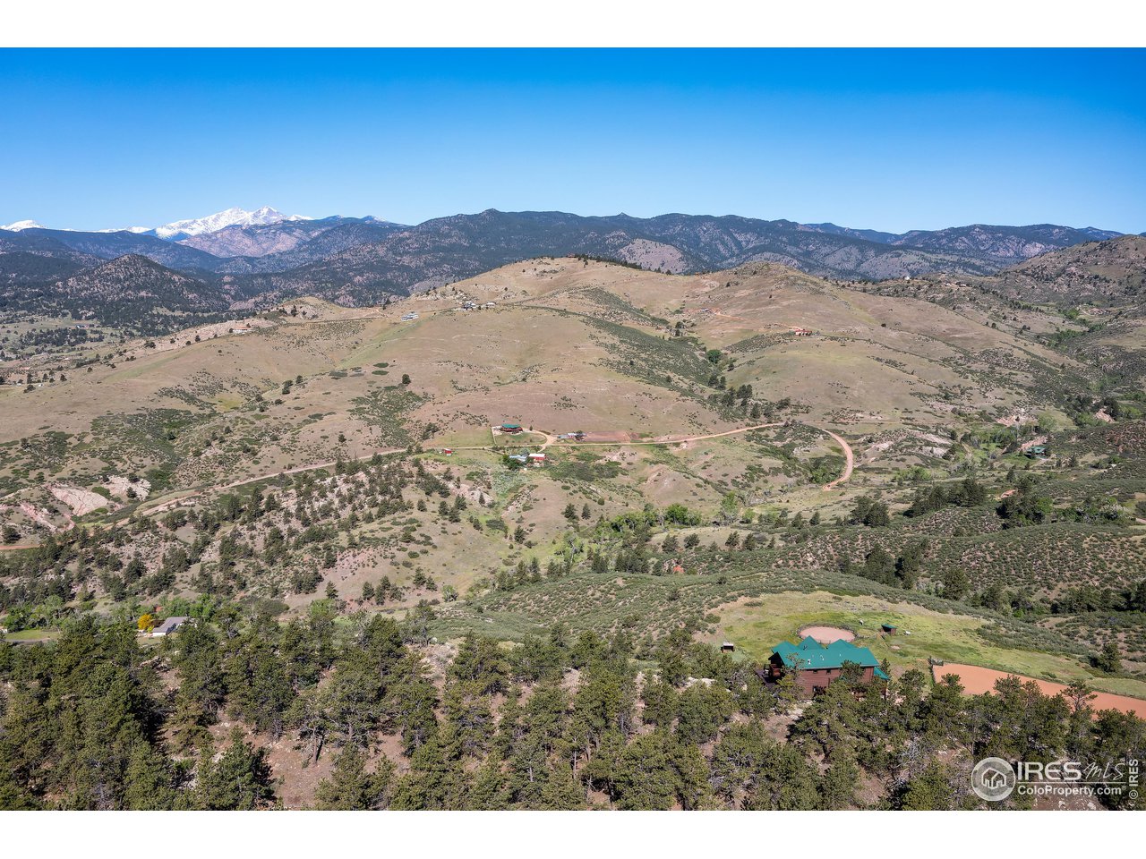 370 Blue Mountain Trail Lyons, CO 80540 - Photo 27 of 37 a view of mountains and valleys