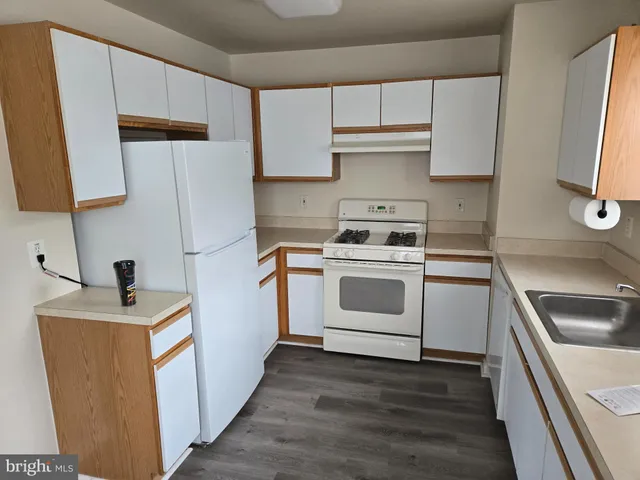 a kitchen with a sink a stove and refrigerator