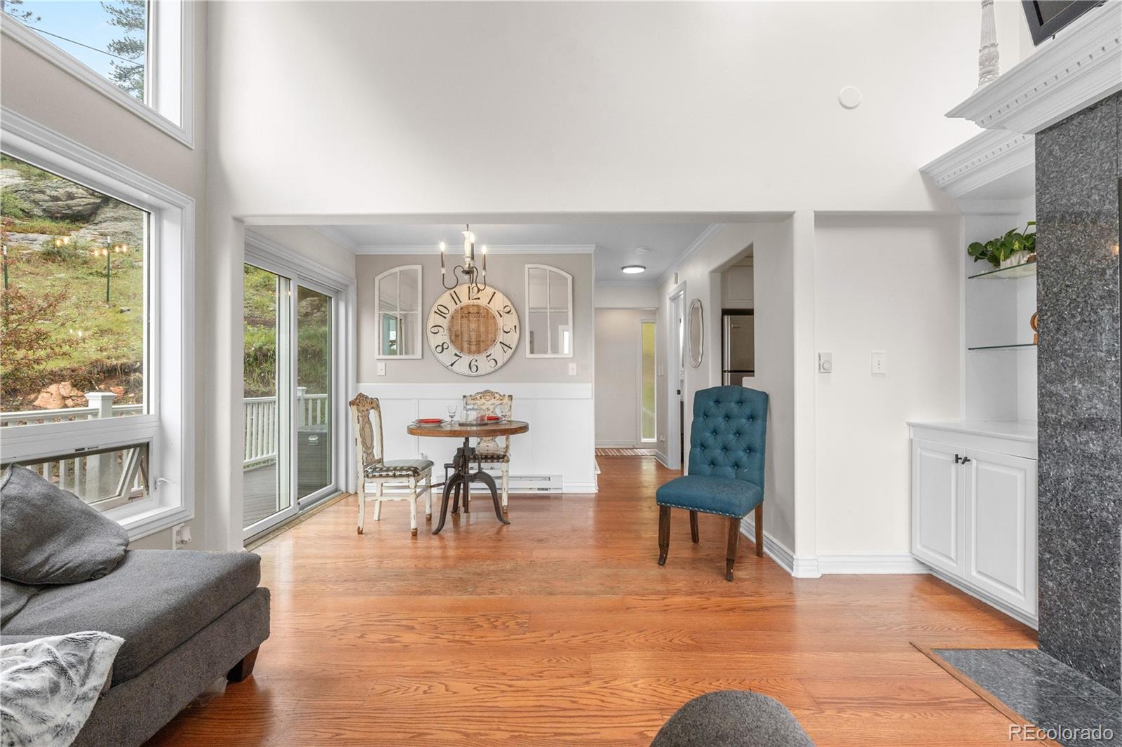 137 Bob Cat Trail Bailey, CO 80421 - Photo 4 of 46 a living room with furniture and a table
