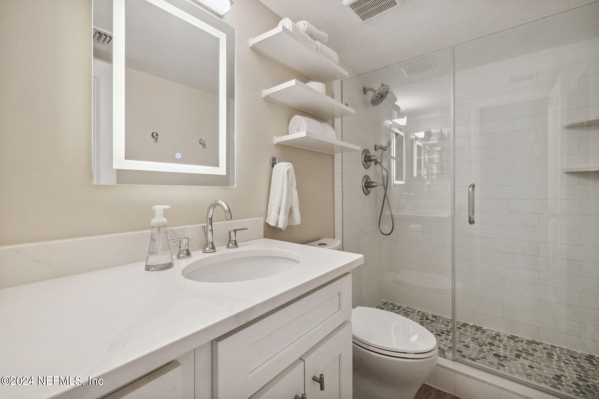 4 Ocean Trace Road, Unit 214 St. Augustine Beach, FL 32080 - Photo 13 of 20 Hallway Bathroom