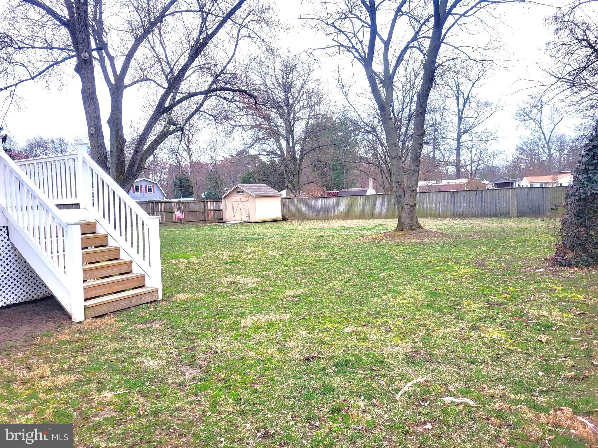 1057 Minnetonka Road Severn, MD 21144 - Photo 31 of 46 leads to this fully fenced back yard