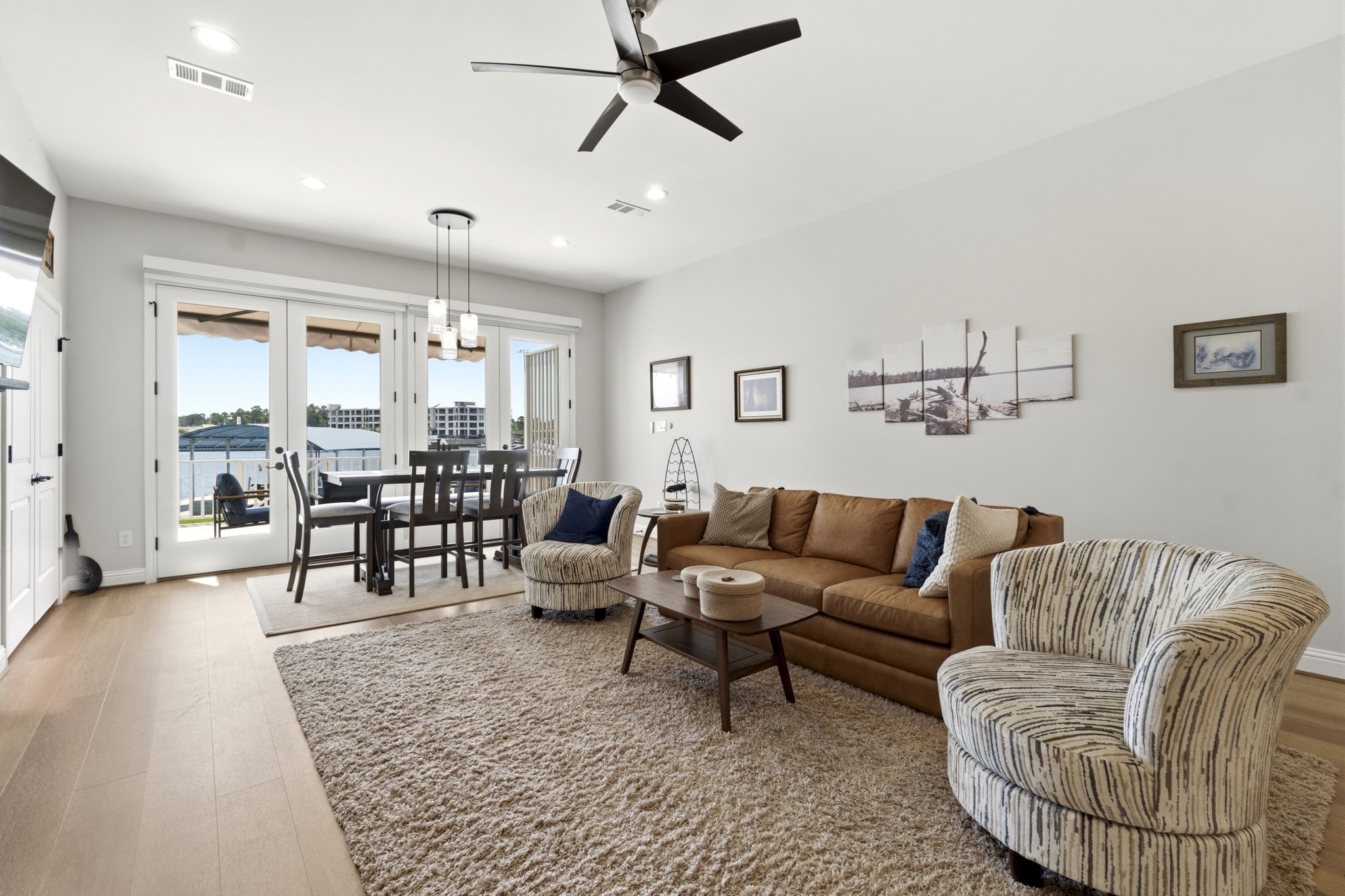 2 Key Harbour Conroe, TX 77356 - Photo 8 of 41 a living room with furniture and wooden floor