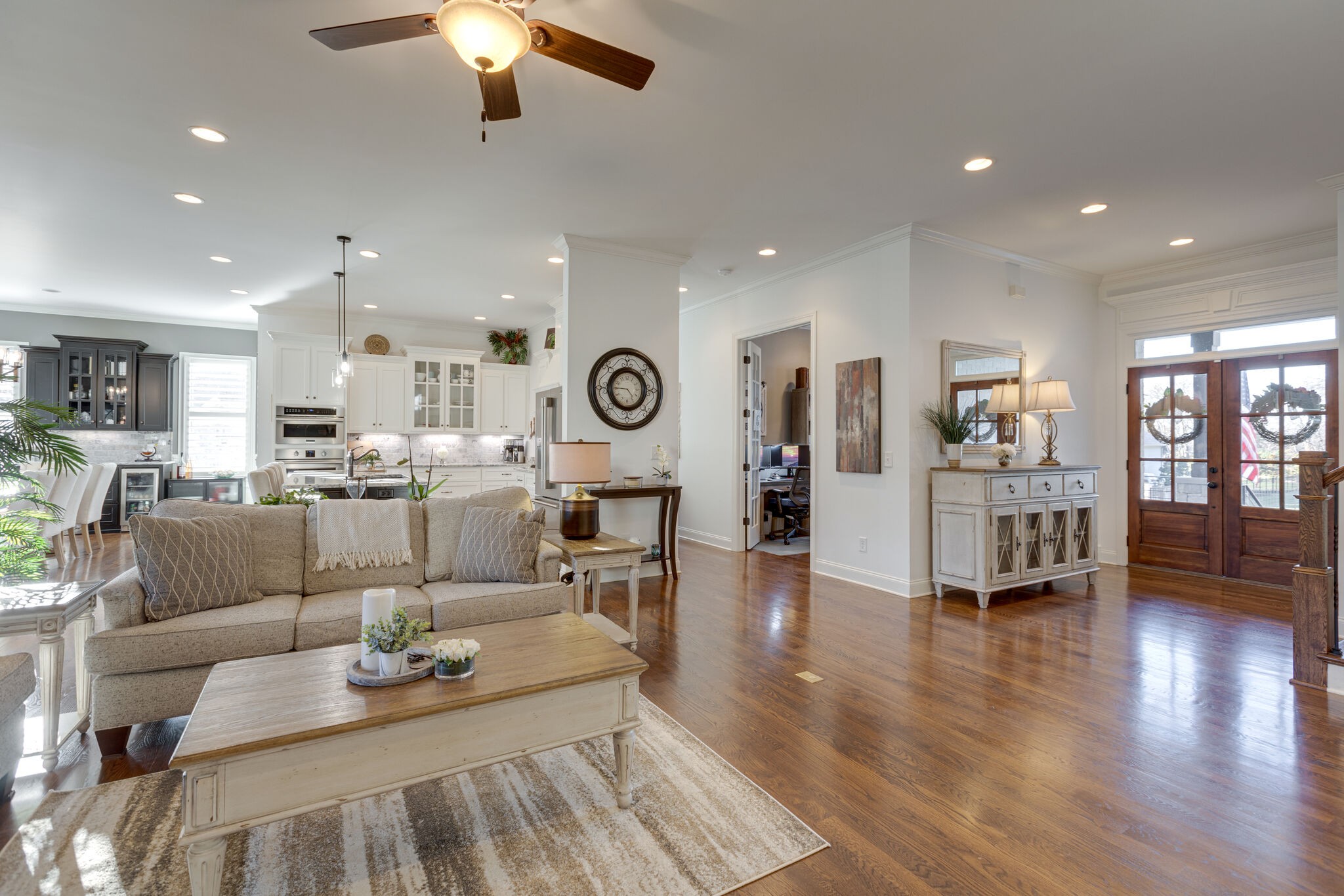 3692 Ronstadt Road Thompson's Station, TN 37179 - Photo 11 of 63 a living room with furniture and kitchen view