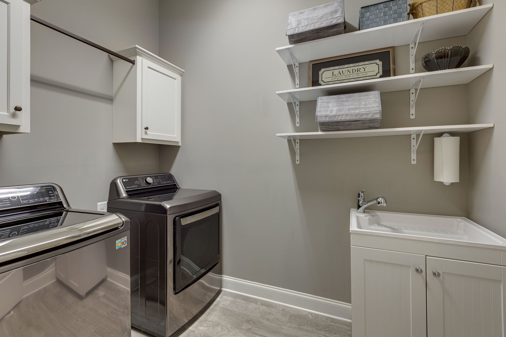 3692 Ronstadt Road Thompson's Station, TN 37179 - Photo 31 of 63 a utility room with cabinets