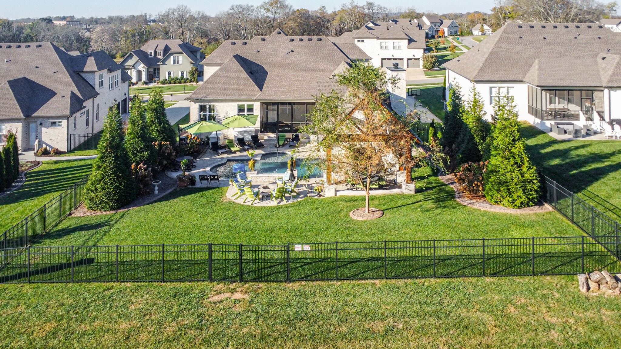 3692 Ronstadt Road Thompson's Station, TN 37179 - Photo 57 of 63 an aerial view of a house